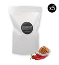 Amendoim Torrado com Piri Piri 1kg x 5