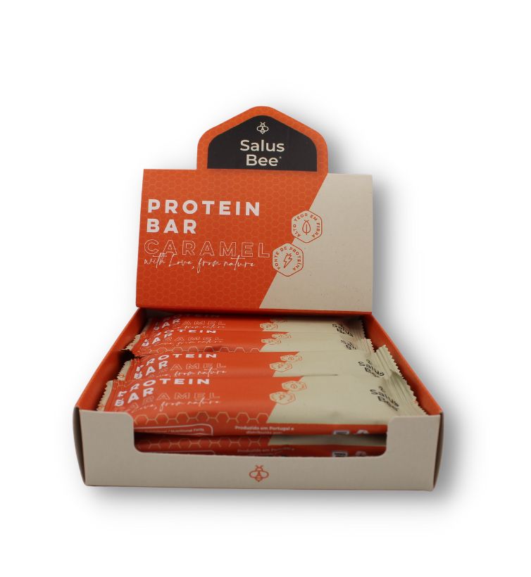 Pack Caramel Protein Bars 12 pcs