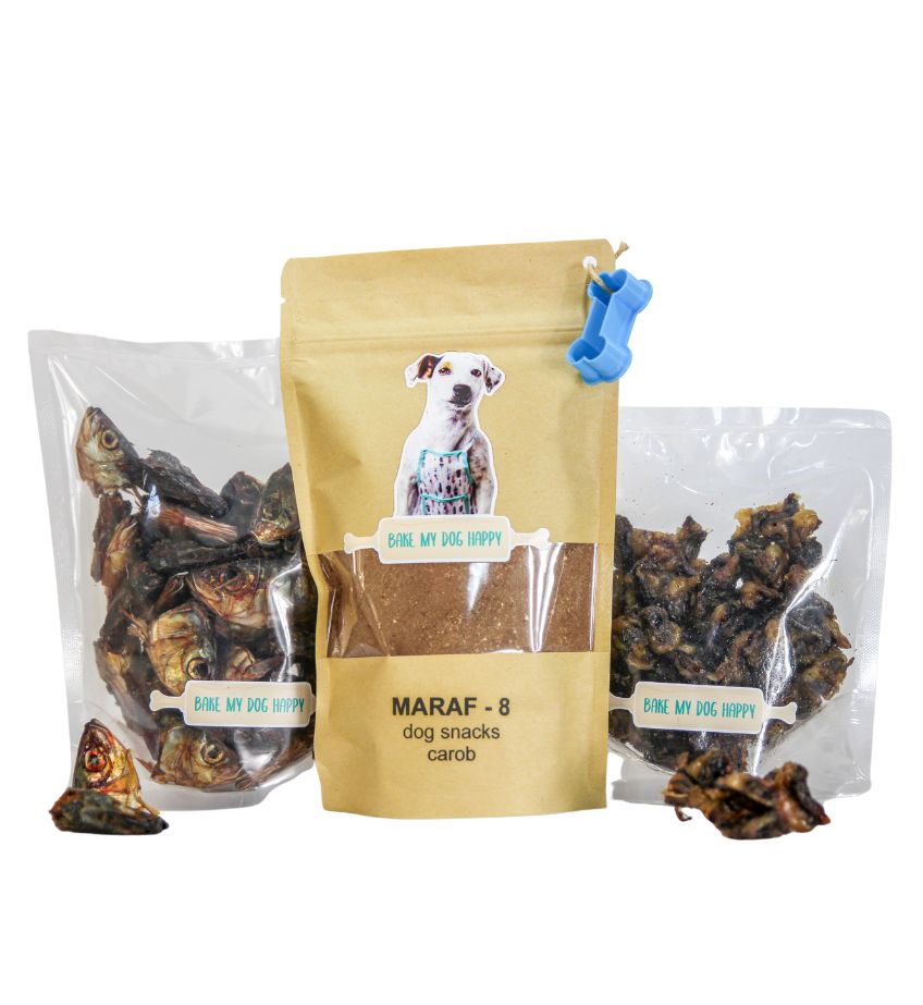 Pack Mix of Cookies and Dehydrated Food for Dogs