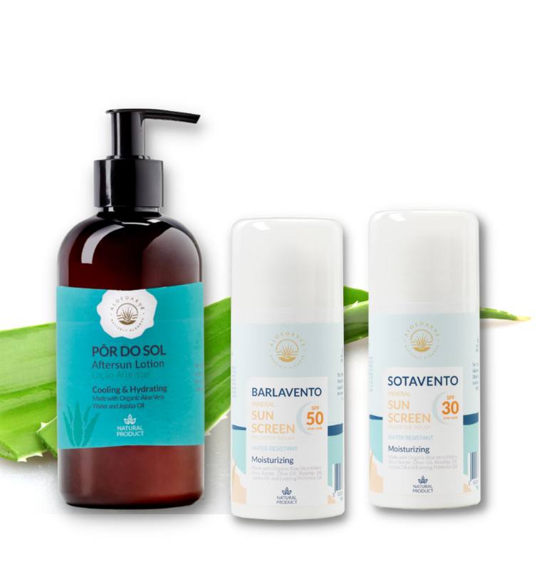 Pack Solar Family Natural Aloe Vera