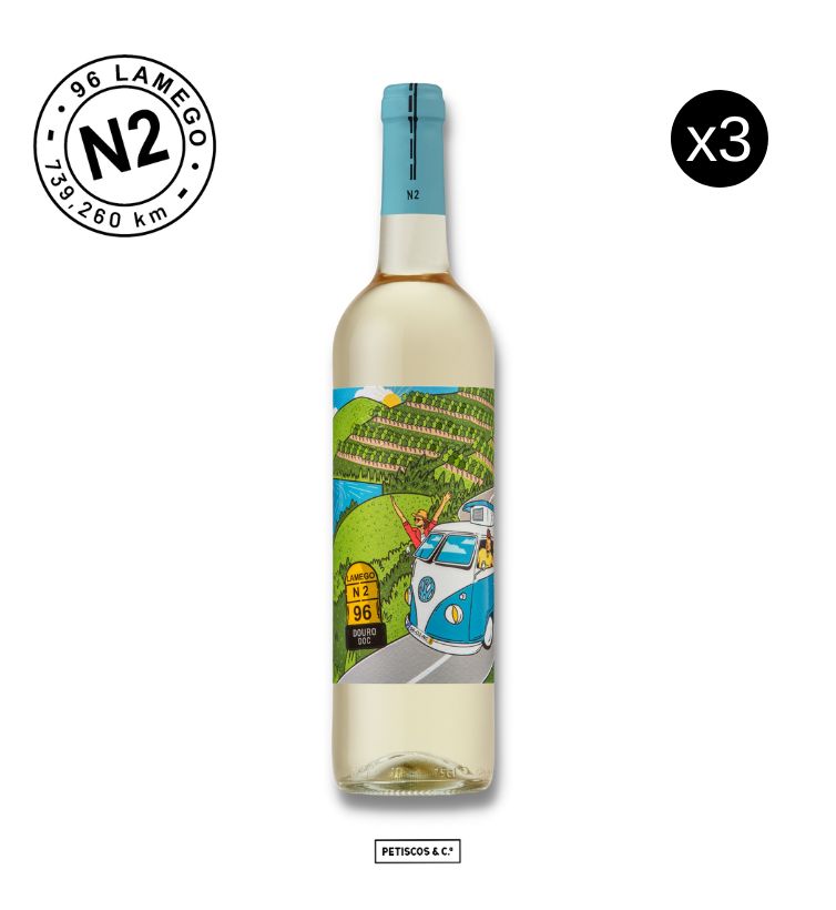 Pack 3 Vinho Branco Nacional 2 - KM96 Douro