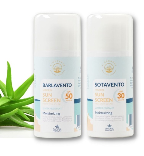 [2022.101] Pack Sunscreen Aloe Vera Natural SPF 30 + SPF 50