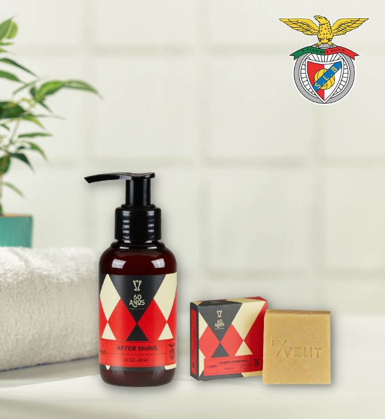 Pack Aftershave e Sabão Corporal Benfica